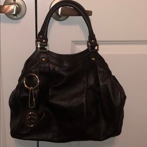 Gucci Sukey Brown Guccissima leather tote bag